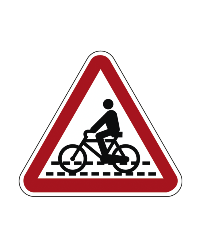 A17A - Passagem para Velocípedes Sinalização Rodoviária 