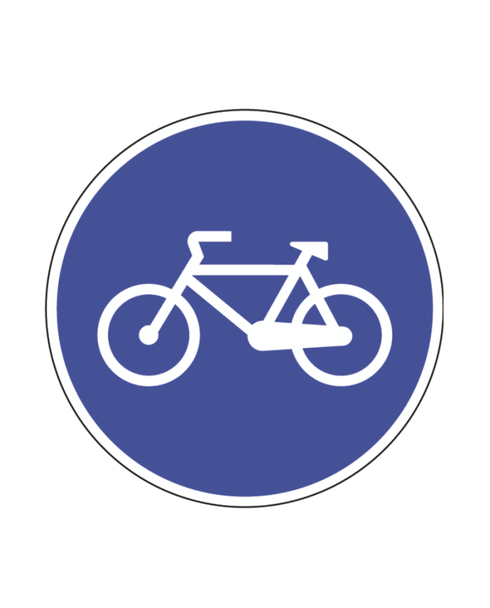 D7A - Pista Obrigatória para Velocípedes Sinalização Rodoviária 