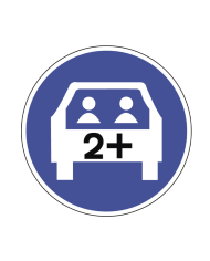 D6A - Via Reservada a Veículos com Alta Taxa de Ocupação Sinalização Rodoviária 