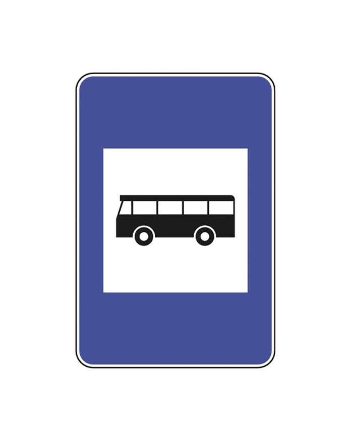 H20A - Paragem de Veículos de Transporte Coletivo de Passageiros Sinalização Rodoviária 