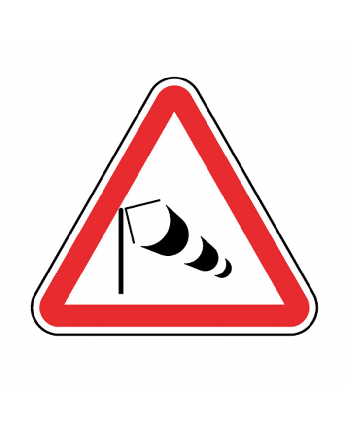 A12 - Vento Lateral Sinalização Rodoviária 