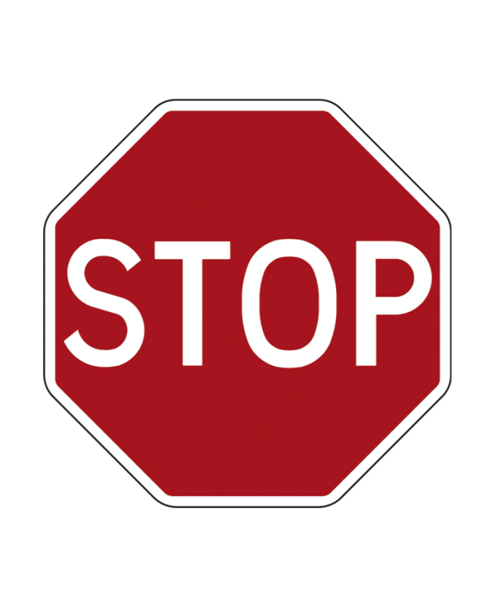 B2 - Paragem Obrigatória no Cruzamento ou Entroncamento Sinalização Rodoviária 