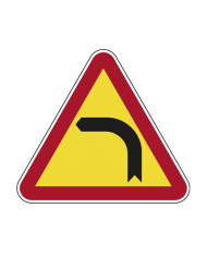 AT6 - Curva à Esquerda Sinalização Rodoviária 