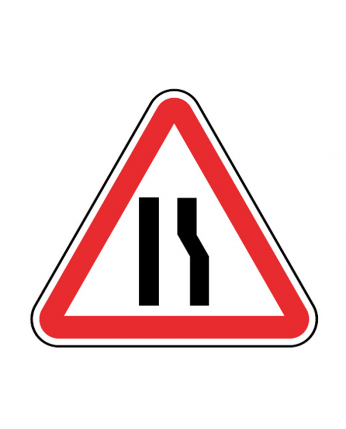 A4c - Passagem Estreita (Direita) Sinalização Rodoviária 