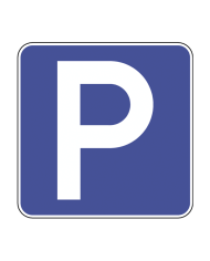 H1A - Estacionamento Autorizado Sinalização Rodoviária 