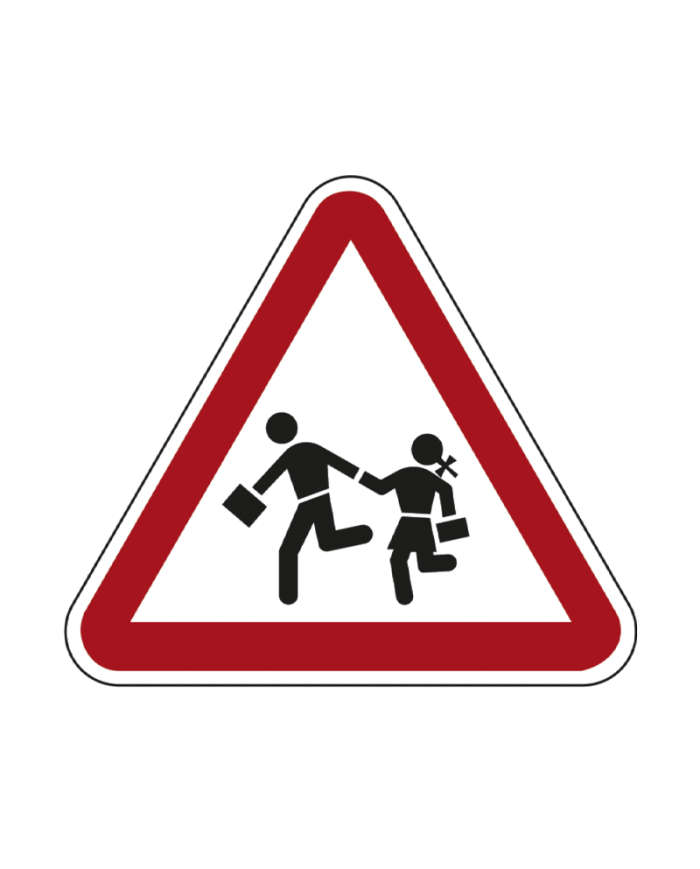 A14 - Crianças Sinalização Rodoviária 