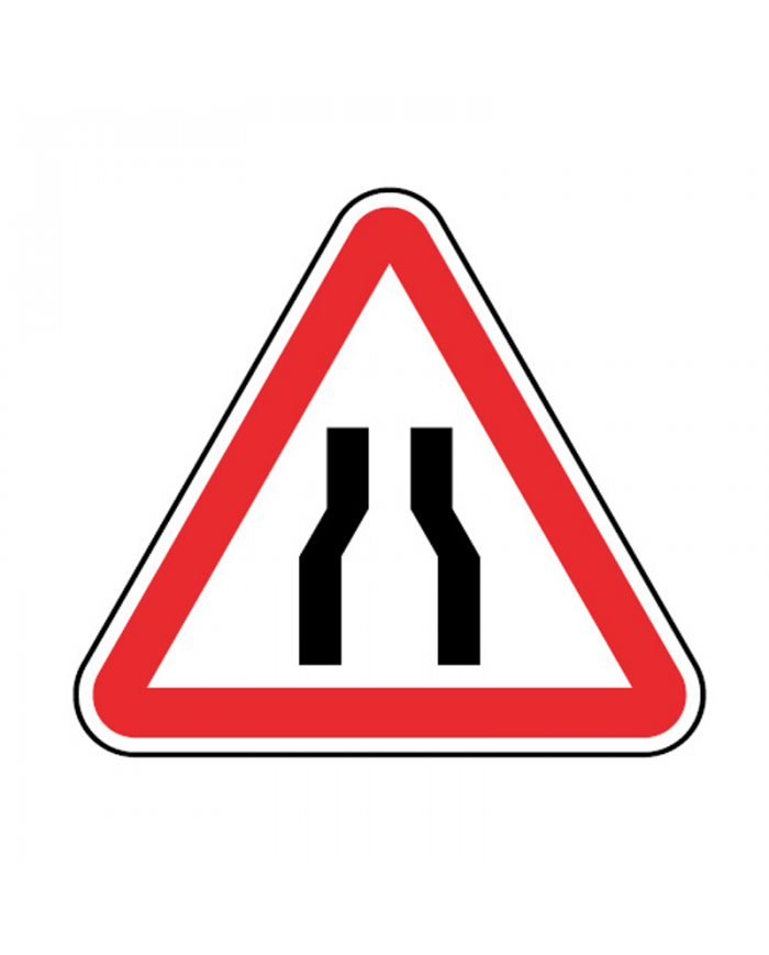 A4a - Passagem Estreita (duas vias) Sinalização Rodoviária 