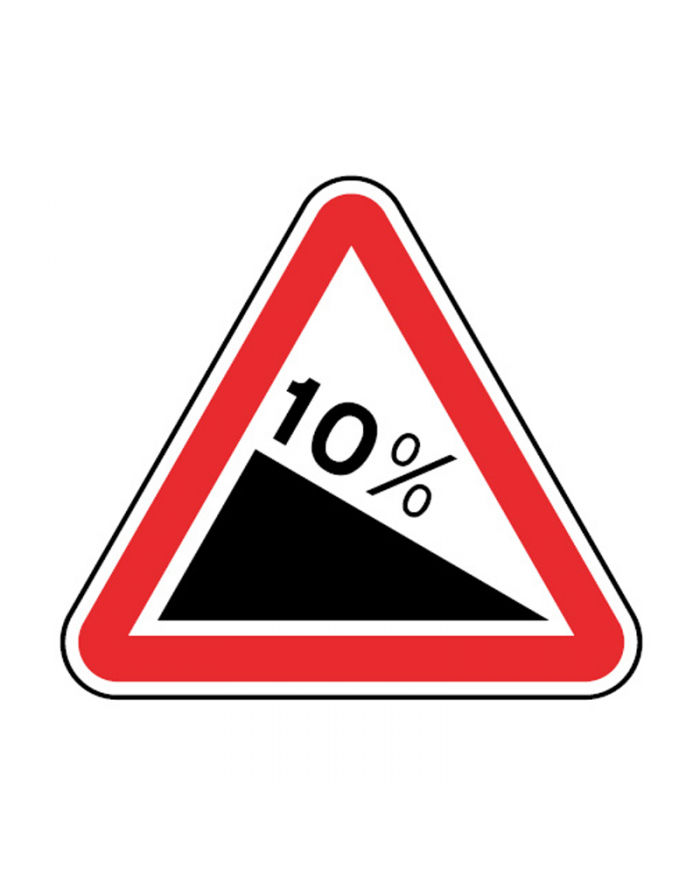 A3a - Descida Acentuada/Perigosa Sinalização Rodoviária 