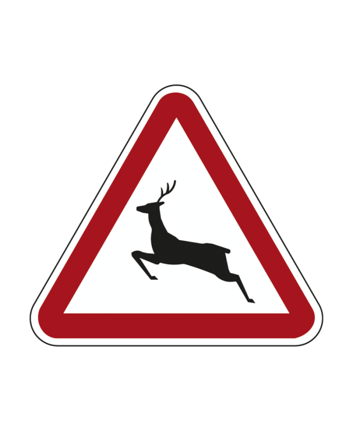 A19B - Animais Selvagens Sinalização Rodoviária 