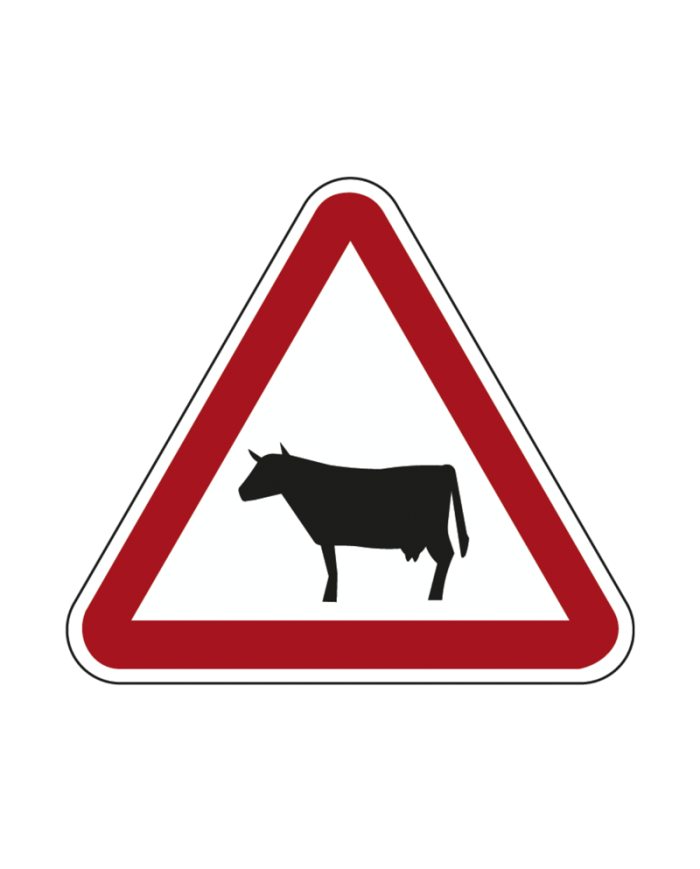 A19A - Animais Sinalização Rodoviária 