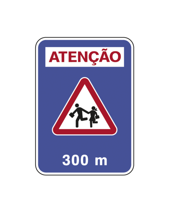 I8A - Aproximação de Travessia de Crianças Sinalização Rodoviária 