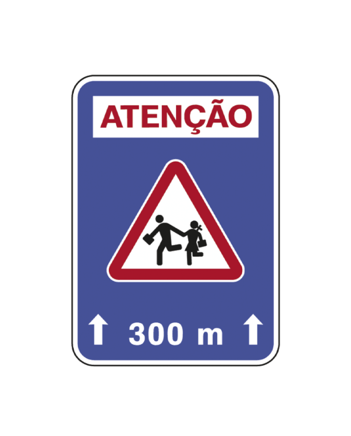 I8 - Aproximação de Travessia de Crianças Sinalização Rodoviária 