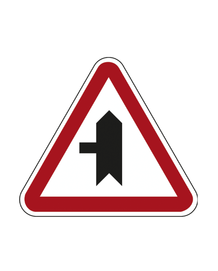 B9A - Entroncamento com Via sem Prioridade Sinalização Rodoviária 