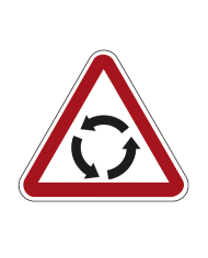 B7 - Aproximação de Rotunda Sinalização Rodoviária 