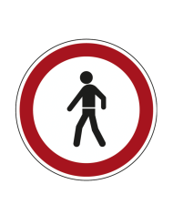 C3M - Trânsito Proibido a Cavaleiros Sinalização Rodoviária 