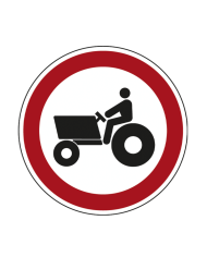 Sinal C3G - Trânsito Proibido a Velocípedes Sinalização Rodoviária 
