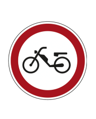 Sinal C3G - Trânsito Proibido a Velocípedes Sinalização Rodoviária 