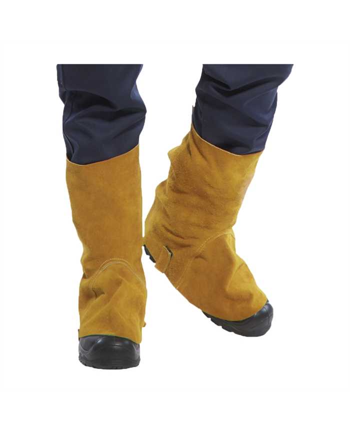 Cobertura de Couro para Botas de Soldadura Ignífugo Calçado de Soldador 5036108287703 