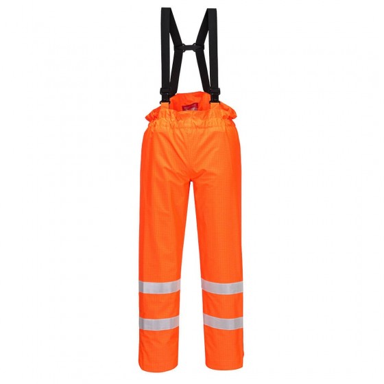 Pantalon Bizflame Rain non doublé Hi-Vis Antistatique FR S780 Orange