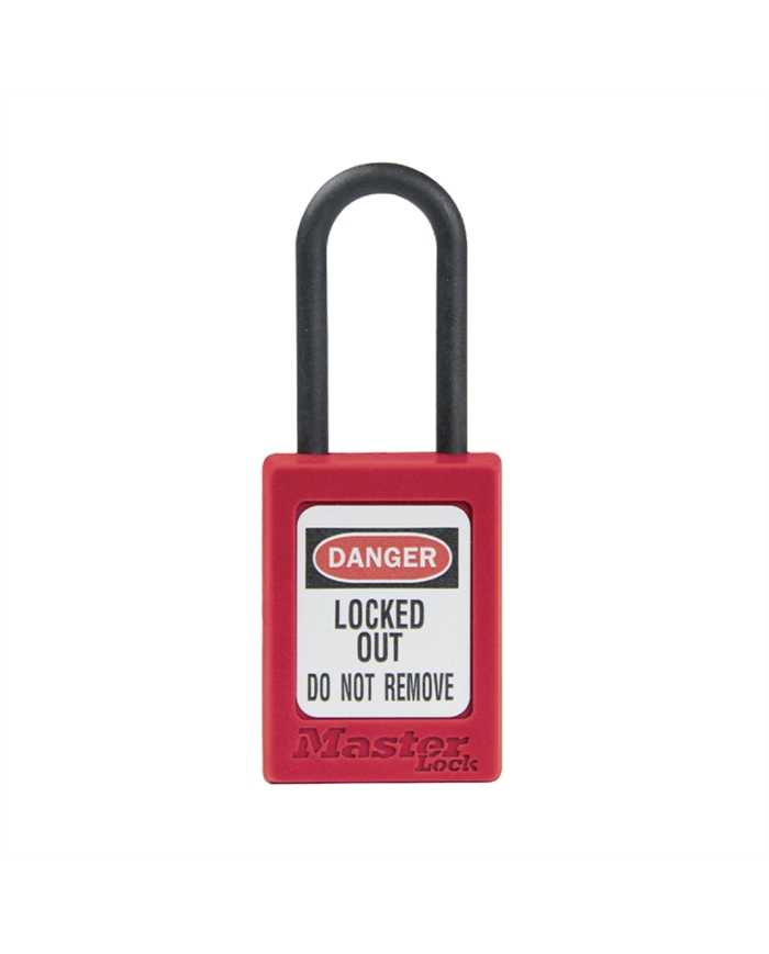 Cadeado de Plástico Dielétrico Prev. Riscos Elétric Cadeados e Bloqueadores para Consignação 0071649174247 