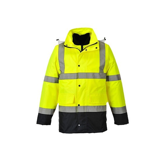 Contrast High Visibility 4-in-1 Traffic Jacket
