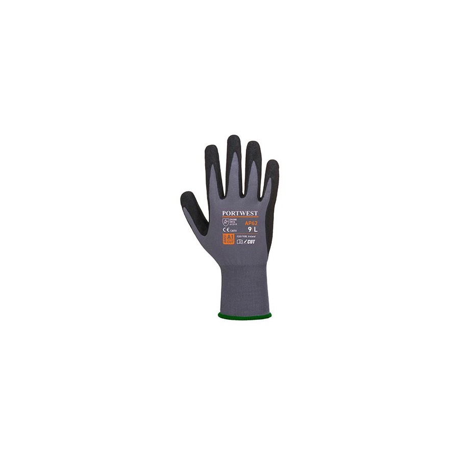 Dermiflex Aqua Glove AP62 Gris/Noir