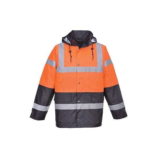 Two-tone High Visibility Traffic Parka S467