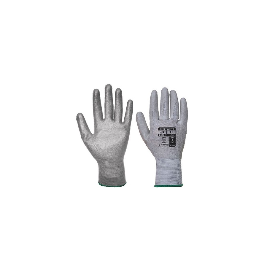 Vending Gloves with PU Palm VA120 Grey