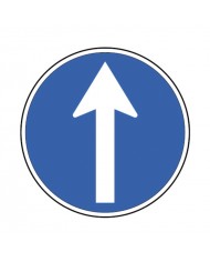 D1C - Sentido Obrigatório Sinalização Rodoviária 