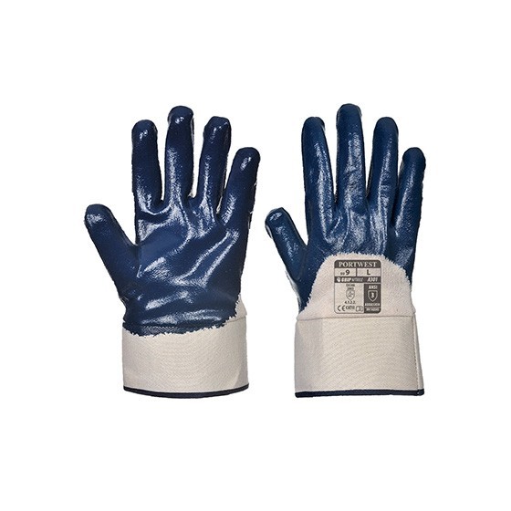 Nitrile Glove Safety Fist A301 Navy