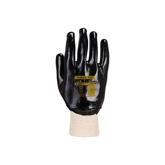 PVC gloves with elastic cuff A400