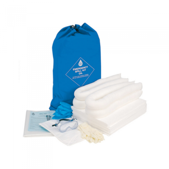 Anti-Spill Kit and Oil Containment 35 Lts Delux