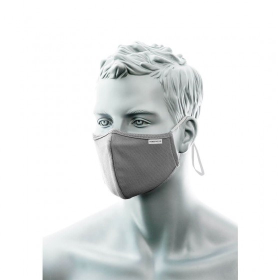 Masque antimicrobien à 3 couches avec bandeau nasal (Pk25) CV35 Noir (25 packs)