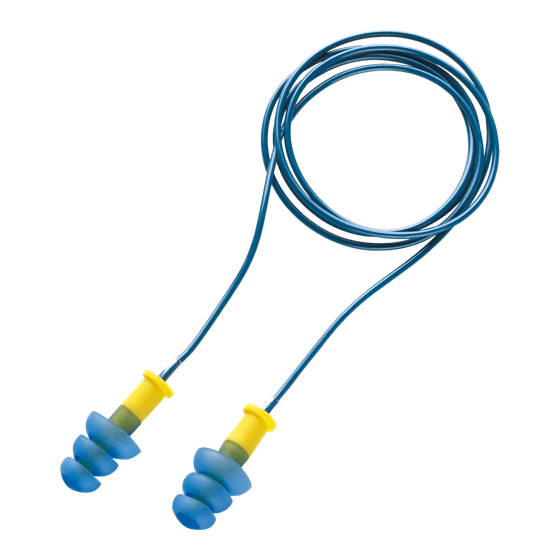 Metal Flex Corded Earplugs