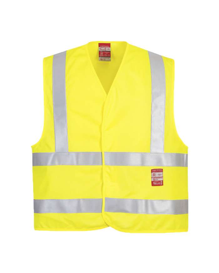 Colete FR Alta Visibilidade FARDAMENTO MULTINORM Ignífugo e Antiestático e Arco Elétrico 5036108204519 