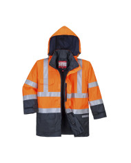 Casaco Bizflame Multi-Protecção Alta Visibilidade Casacos Ignífugos Ignífugo e Antiestático e Arco Elétrico 5036108305254 