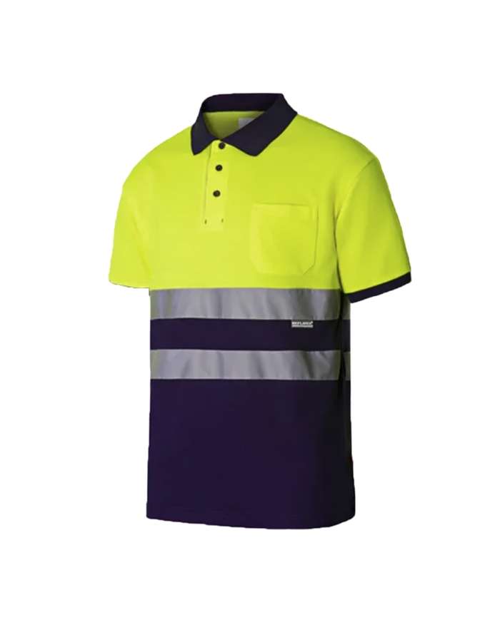 Polo Algodão Bicolor MC Alta Visibilidade Alta Visibilidade Polos 8434455510647 