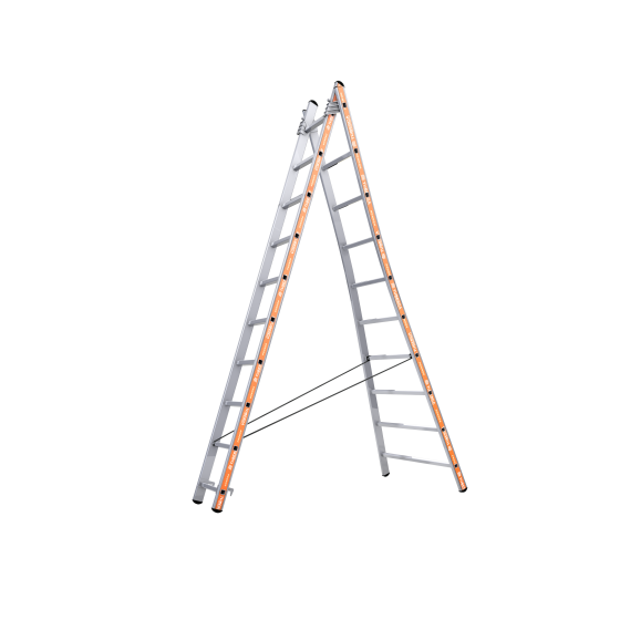 Pronor Combination 2 Sections Ladder with Straps