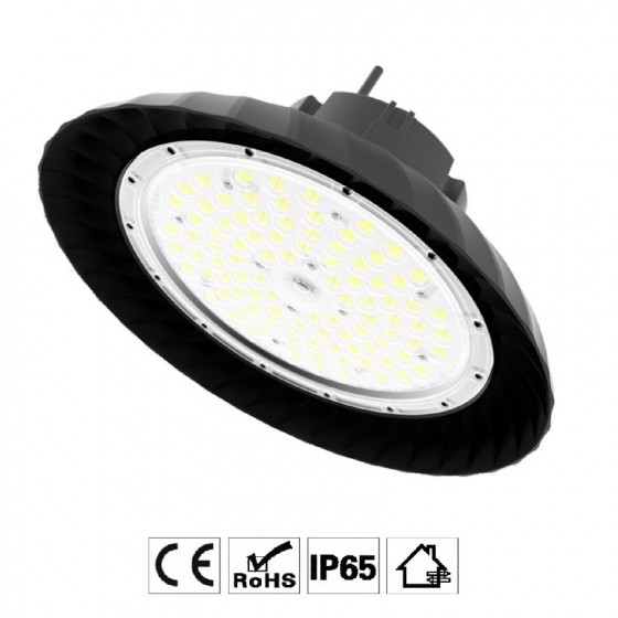 Luminária LED Espiral para Iluminação Industrial de Alto Brilho