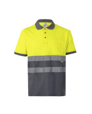 Polo Algodão Bicolor MC Alta Visibilidade Alta Visibilidade Polos 8434455510647 