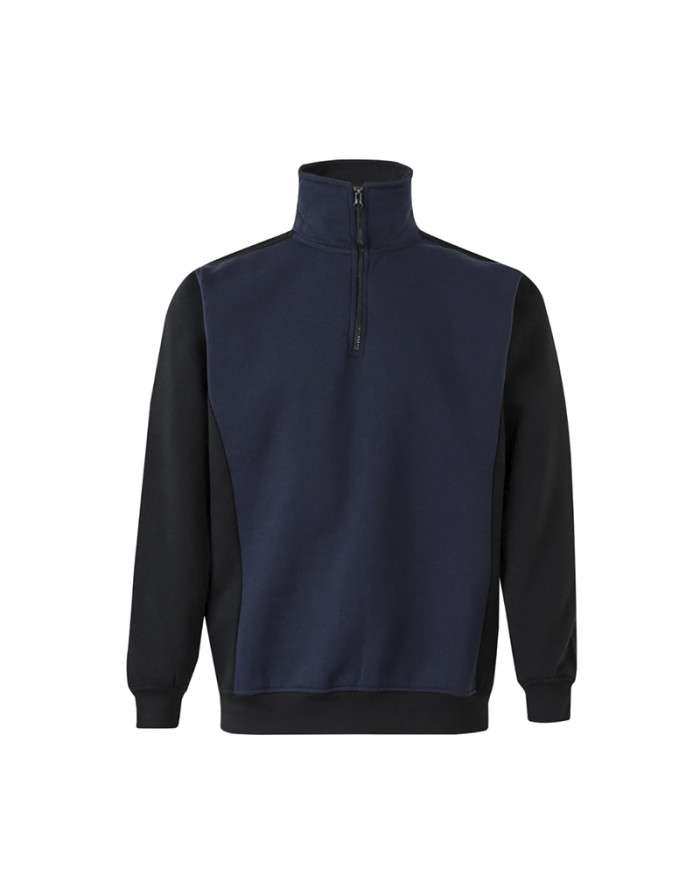 Sweatshirt Bicolor Meio Fecho Sweats 8434455521896 