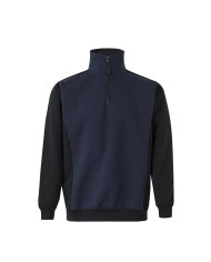 Sweatshirt Bicolor Meio Fecho Sweats 8434455521896 