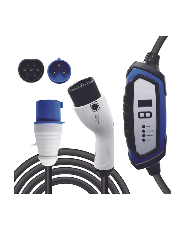 Carregador Portátil Tipo 2- 32A Monofásico 220V Mobilidade Elétrica Energias Renováveis 3516358106259 