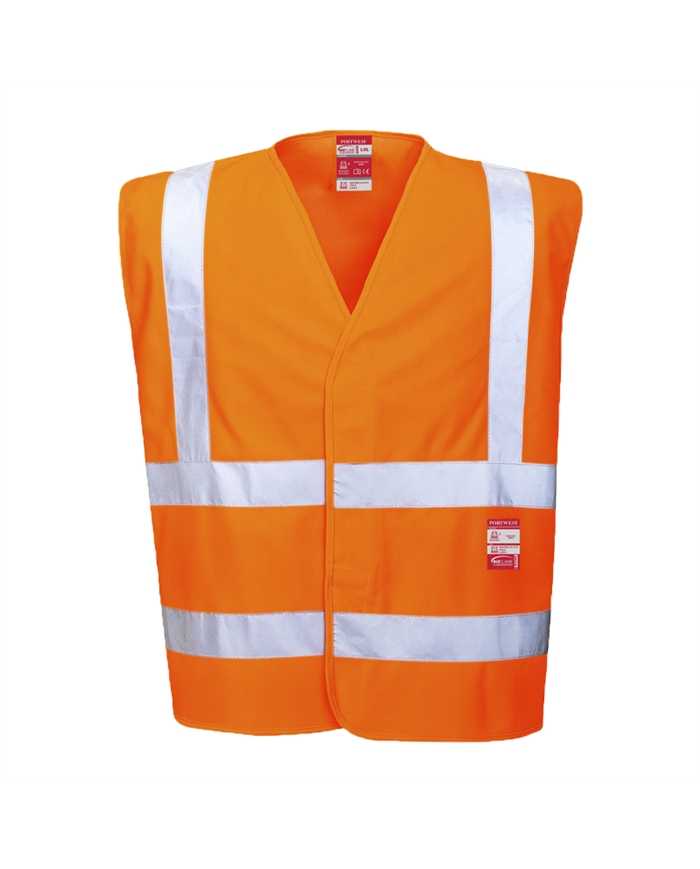 Colete FR Alta Visibilidade FARDAMENTO MULTINORM Ignífugo e Antiestático e Arco Elétrico 5036108204519 