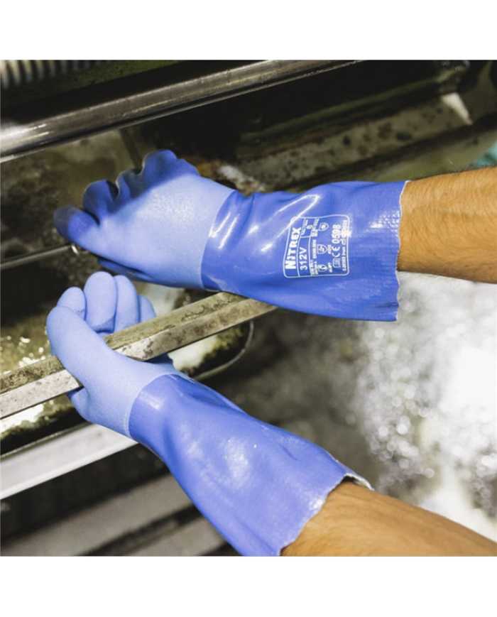Luva PVC Proteção individual Luvas Químicas 3517170609232 