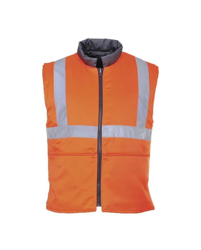 Colete Acolchoado Reversível Alta Visibilidade Coletes Alta Visibi Coletes 5036108058648 